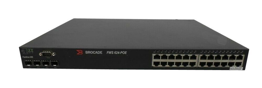 FWS624G-POE-EPREM Brocade Fastiron Ws624g Poe 20pt 10/100/1000 4dp Pts F3 (Refurbished)