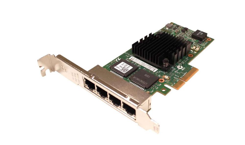 G13158-011-LP Intel 4-Port 1Gb/s RJ-45 PCIE GE 1000Base-T Network Card