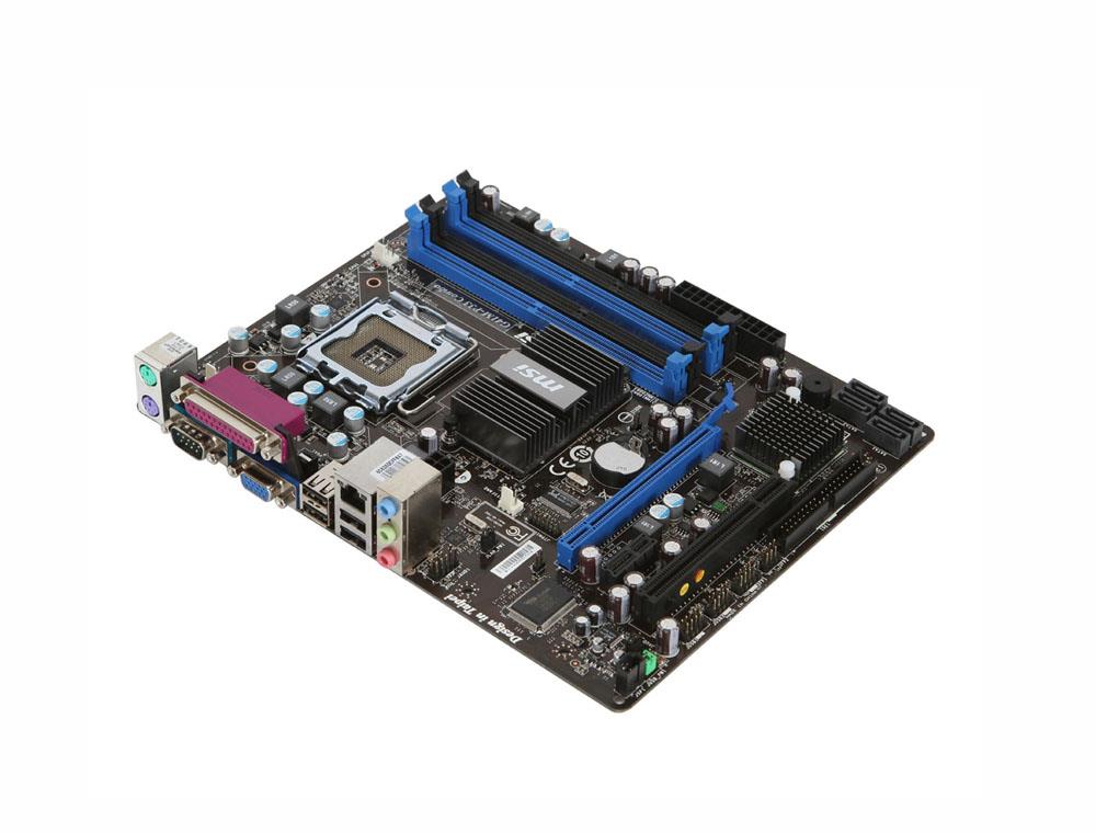 G41M-P33 MSI Socket LGA 775 G41 Express + Intel ICH7 Chipset Intel Pentium/ Celeron/ Core 2 Duo/ Core 2 Quad Processors Support DDR3 4x DIMM 4x SATA 3.0Gb/s Micro-ATX Motherboard (Refurbished)