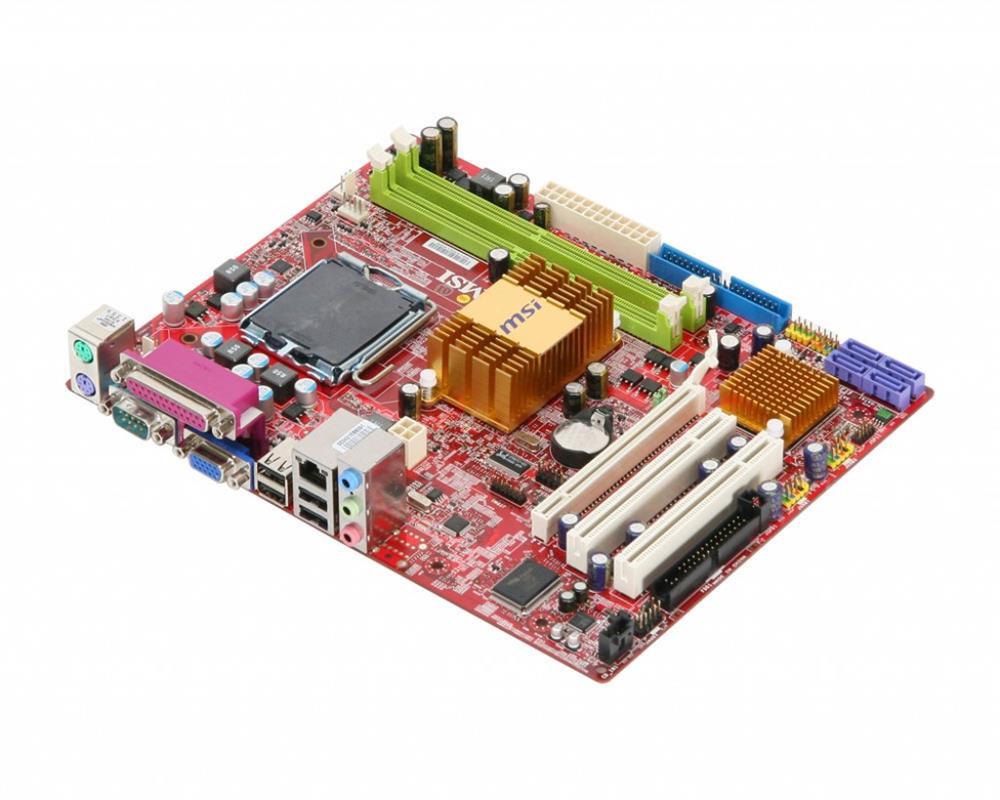 G41M4LWE5300 MSI G41M4-L Socket LGA 775 Intel G41 + ICH7 Chipset Core 2 Duo/ Core 2 Extreme/ Core 2 Quad/ Celeron 400/ Pentium / Celeron Processors Support DDR2 2x DIMM 4x SATA 3.0Gb/s Micro-ATX Motherboard (Refurbished)