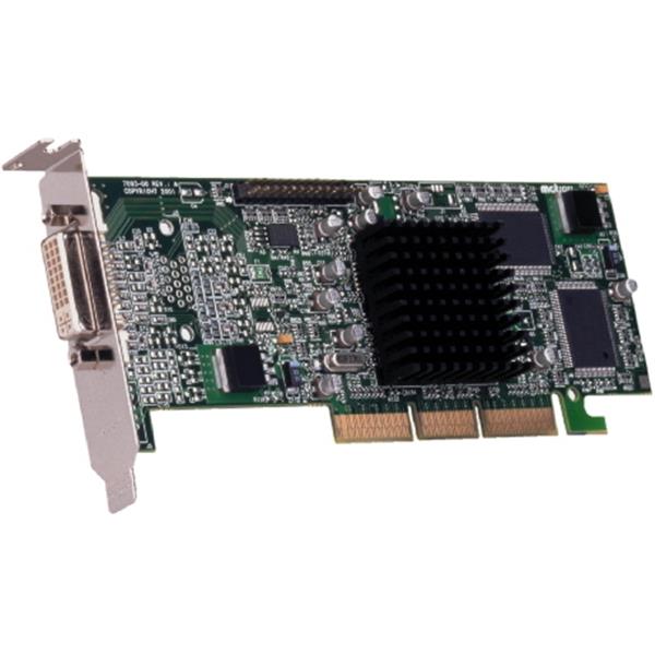 G45FMLDVA32DBF-K Matrox Millennium G450 32MB DDR Agp DVI Dual Head Low-Profile Video Graphics Card