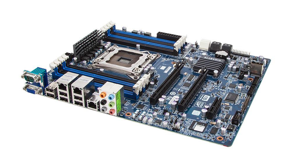 GA-6PXSV3(rev.1.0) Gigabyte Socket LGA 2011 Intel C604 Chipset Xeon E5-2600 v2/ E5-1600 v2/ E5-2600/ E5-1600 Processors Support 8x DIMM 2x SATA 6.0Gb/s ATX Server Motherboard (Refurbished)