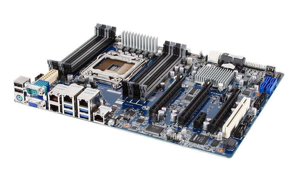 GA-6PXSV4(rev.1.0) Gigabyte Socket LGA 2011 Intel C604 Chipset Xeon E5-2600 v2/ E5-1600 v2/ E5-2600/ E5-1600 Processors Support 8x DIMM 2x SATA 6.0Gb/s ATX Server Motherboard (Refurbished) 
