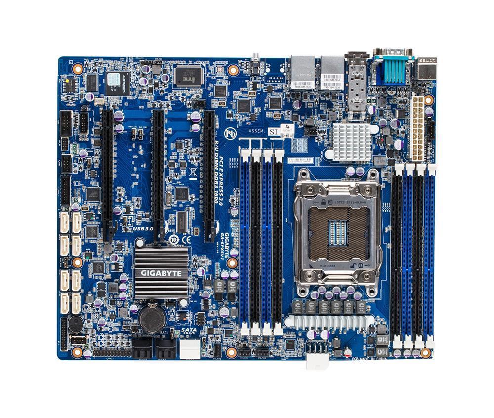 GA-6PXSVT(rev.1.0) Gigabyte Socket LGA 2011 Intel C602 Chipset Xeon E5-2600 v2/ E5-1600 v2/ E5-2600/ E5-1600 Processor Support 8x DIMM 10x SATA 6.0Gb/s ATX Server Motherboard (Refurbished) GA-6PXSVT (rev. 1.0)