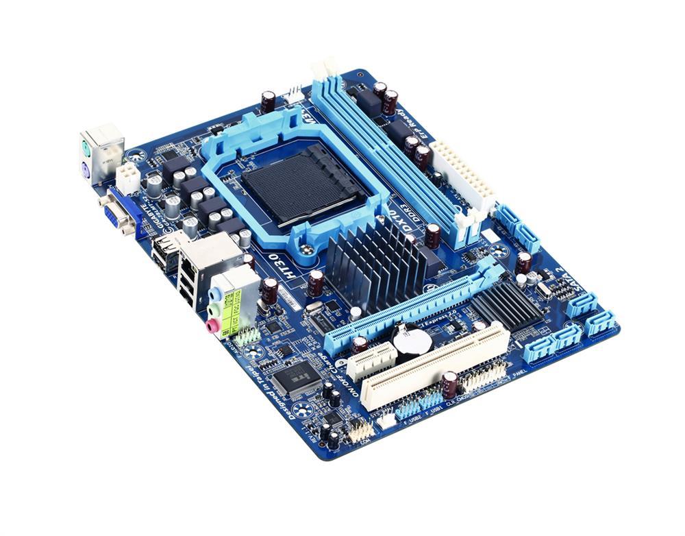 GA-78LMT-S2 (rev. 1.2) Gigabyte Socket AM3+ AMD 760G + SB710 Chipset AMD AM3 Phenom II/ AMD Athlon II Processors Support DDR3 2x DIMM 6x SATA 3.0Gb/s Micro-ATX Motherboard  (Refurbished)
