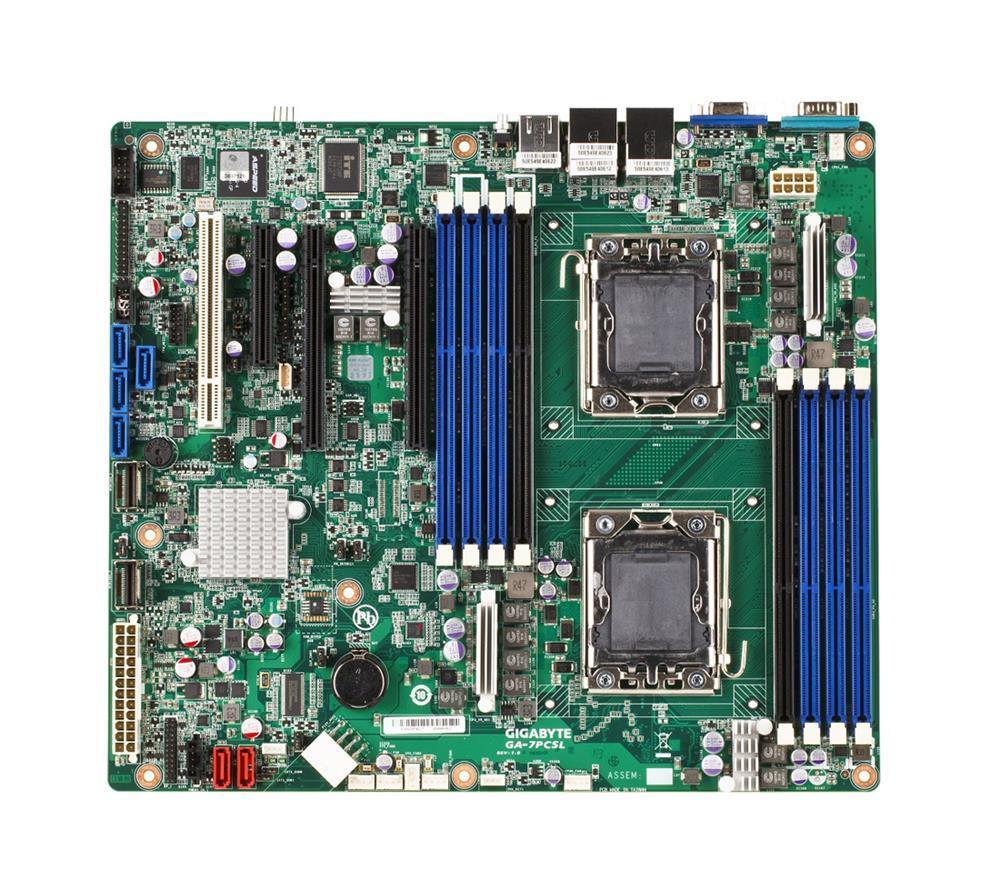 GA-7PCSLN(rev.1.0) Gigabyte Dual Socket LGA 1356 Intel C602 Chipset Xeon E5-2400/ E5-2400 v2 Processors Support 8x DIMM 4x SATA 3.0Gb/s CEB Motherboard (Refurbished) GA-7PCSLN (rev. 1.0)