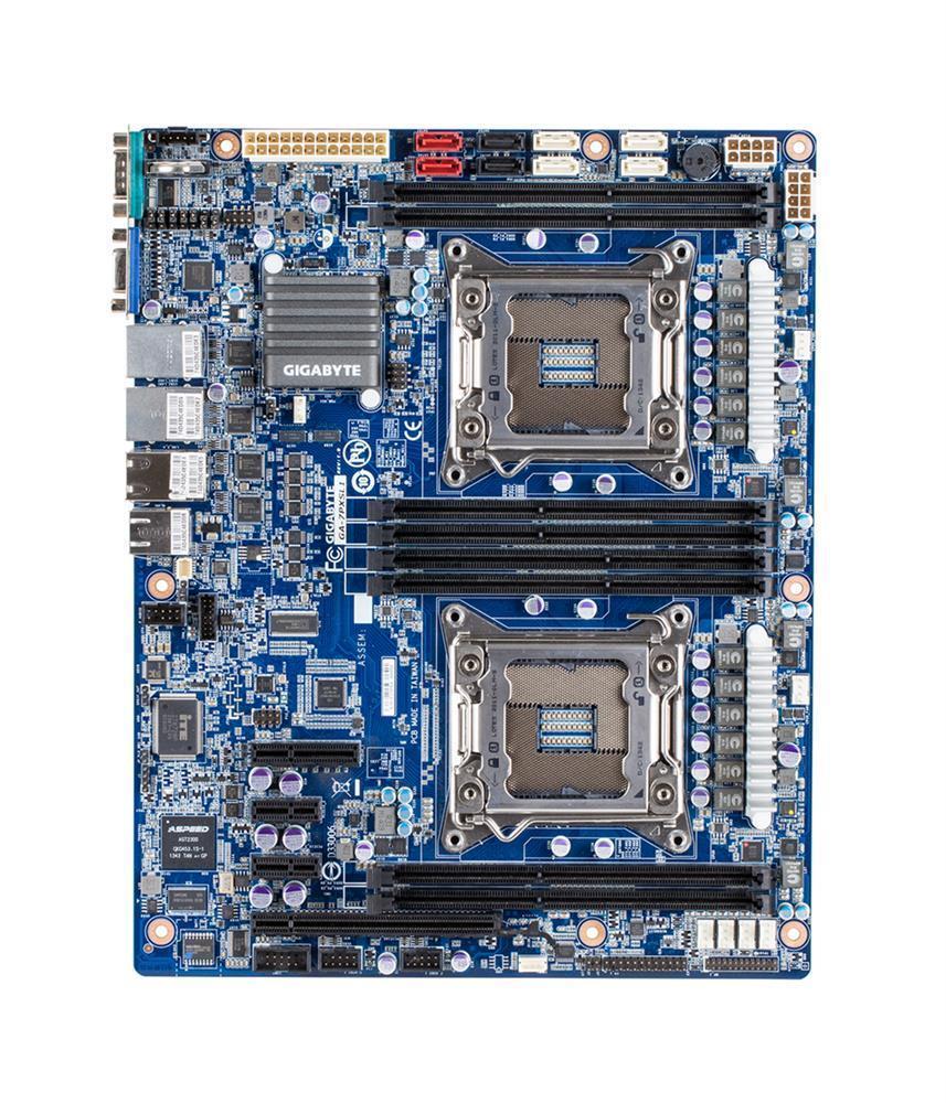 GA-7PXSL1(rev.1.0) Gigabyte Dual Socket LGA 2011 Intel C602 Chipset Xeon E5-2600 v2/ E5-1600 v2/ E5-2600/ E5-1600 Processors Support 8x DIMM 2x SATA 6.0Gb/s ATX Motherboard (Refurbished) GA-7PXSL1 (rev. 1.0)