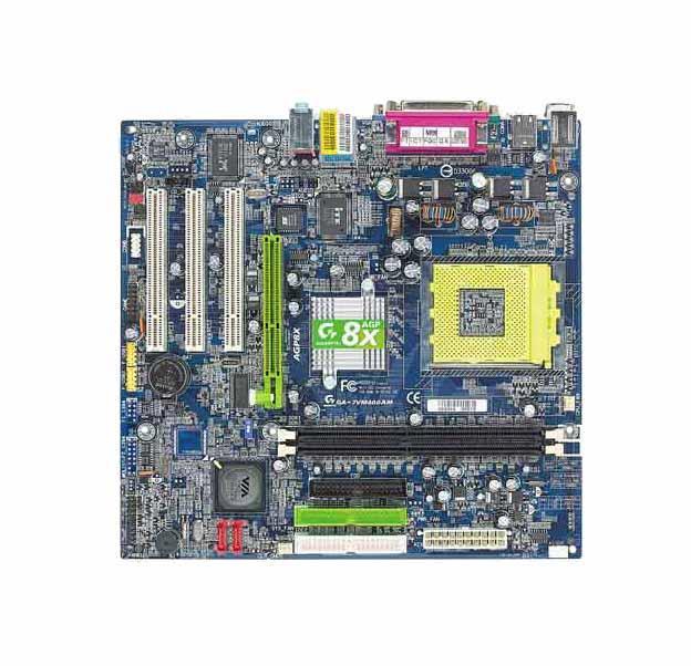 GA-7VM400AM(rev.1.0) Gigabyte Socket A VIA KM400A/ VIA 8237 Chipset AMD Athlon XP/ Athlon/ Duron Processors Support DDR4 2x DIMM 2x SATA Micro-ATX Motherboard (Refurbished) GA-7VM400AM (rev. 1.0)
