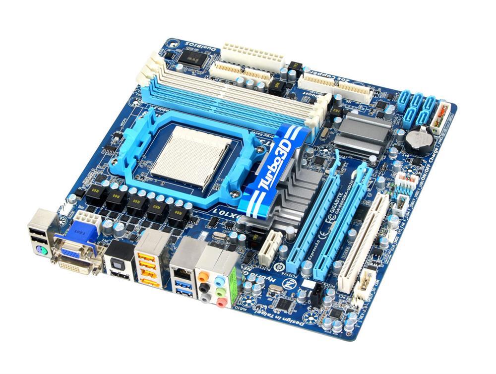 GA-880GMA-UD2H (rev. 2.0) Gigabyte Socket AM3 AMD 880G/ SB850 Chipset AMD AM3 Phenom II/ Athlon II Processors Support DDR3 4x DIMM 5x SATA 6.0Gb/s Micro-ATX Motherboard  (Refurbished)
