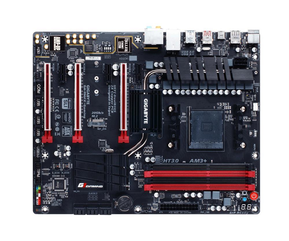 GA-990FX-GamingRev.1.0 Gigabyte Socket AM3+ AMD 990FX Chipset ATX Motherboard (Refurbished) GA-990FX-Gaming Rev. 1.0