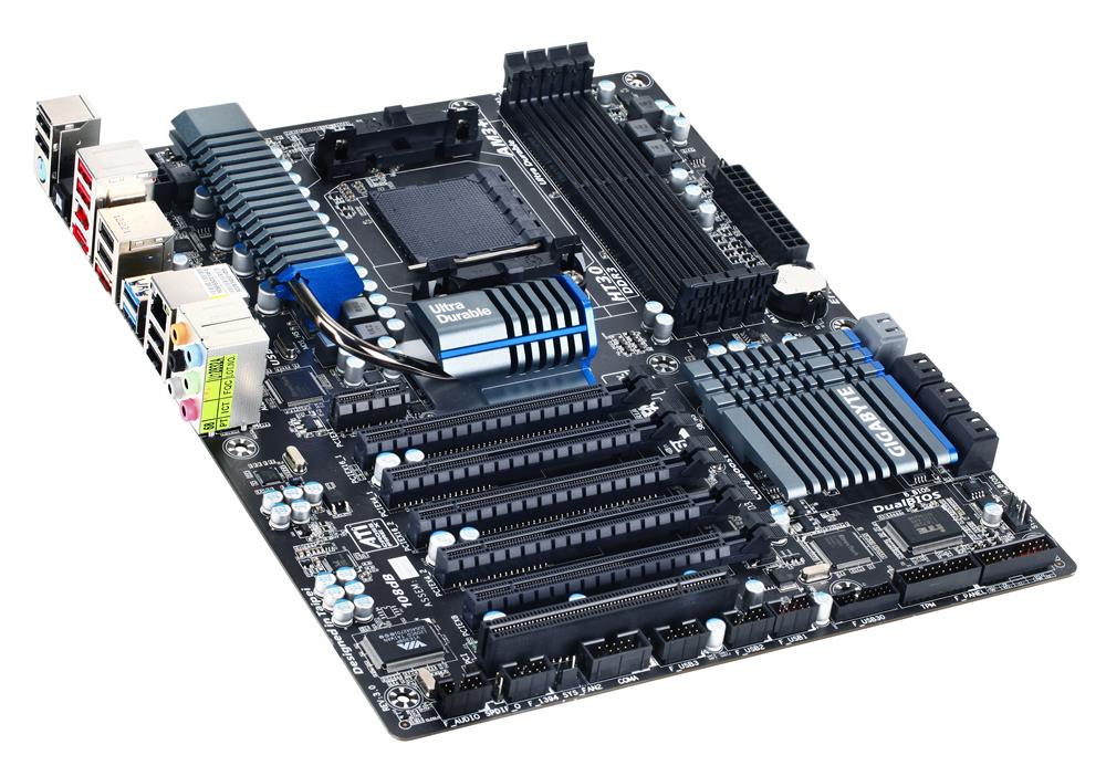 GA-990FXA-UD5(rev.3.1) Gigabyte Socket AM3+ AMD 990X/ SB950 Chipset AMD AM3+ FX/ AM3 Phenom II/ Athlon II Processors Support DDR3 4x DIMM 6x SATA 6.0Gb/s ATX Motherboard (Refurbished) GA-990FXA-UD5 (rev. 3.1)