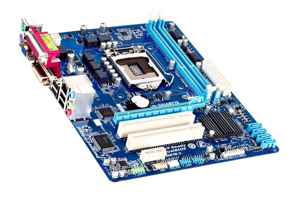 GA-H61M-S2PV(rev.1.0) Gigabyte Socket LGA 1155 Intel H61 Express Chipset Core i7 / i5 / i3 / Pentium / Celeron Processors Support DDR3 2x DIMM 4x SATA 3.0Gb/s Micro-ATX Motherboard (Refurbished) GA-H61M-S2PV (rev. 1.0)