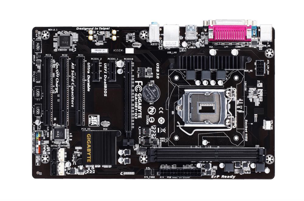 GA-H81-D3(rev.2.0) Gigabyte Socket LGA 1150 Intel H81 Express Chipset Core i7 / i5 / i3 / Pentium / Celeron Processors Support DDR3 2x DIMM 2x SATA 6.0Gb/s ATX Motherboard (Refurbished) GA-H81-D3 (rev. 2.0)