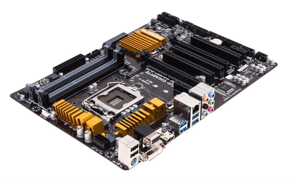 GA-H97-D3H(rev.1.1) Gigabyte Socket LGA 1150 Intel H97 Express Chipset Core i7 / i5 / i3 / Pentium / Celeron Processor Support DDR3 4x DIMM 6x SATA 6.0Gb/s ATX Motherboard (Refurbished) GA-H97-D3H (rev. 1.1)