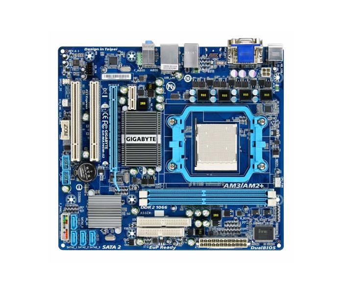 GA-MA74GM-S2-A1 Gigabyte Socket AM3/AM2+/AM2 AMD 740G + SB700 Chipset AMD Phenom FX/ Phenom X4/ Phenom X3/ AMD Athlon X2/ Athlon / AMD Sempron Processors Support DDR2 2x DIMM 6x SATA 3.0Gb/s Micro-ATX Motherboard (Refurbished)