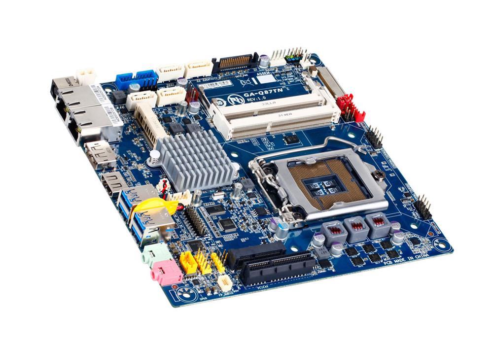 GA-Q87TN-B Gigabyte GA-Q87TN Desktop Motherboard Intel Q87 Express Chipset Socket H3 LGA-1150 20 x Bulk Pack (Refurbished)