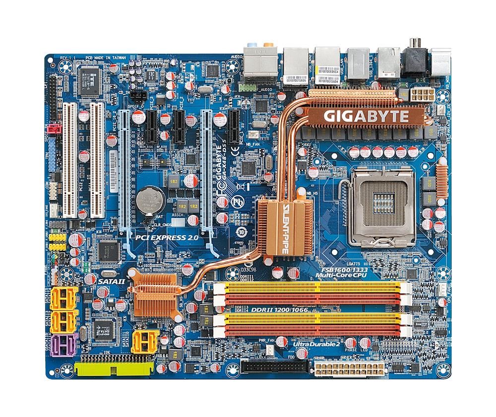 GA-X48-DS5 Gigabyte X84 DDR2 Dimm PCI-E SATA2 Glan Motherboard (Refurbished)