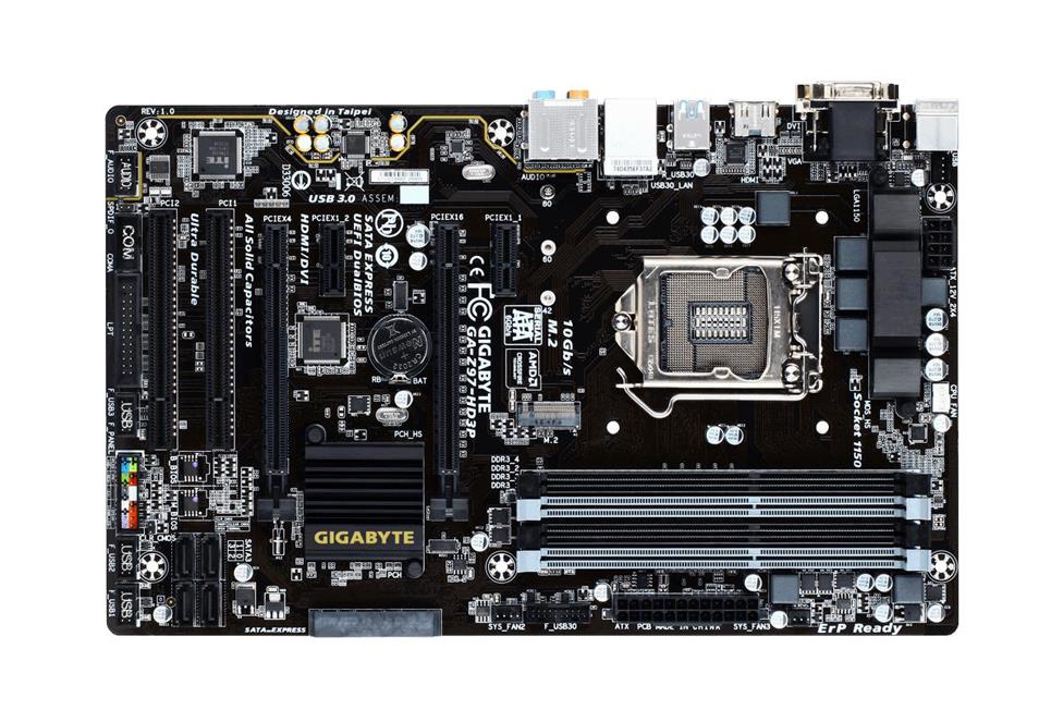 GA-Z97-HD3P(rev.1.0) Gigabyte Socket LGA 1150 Intel Z97 Express Chipset Core i7 / i5 / i3 / Pentium / Celeron Processors Support DDR3 4x DIMM 6x SATA 6.0Gb/s ATX Motherboard (Refurbished) GA-Z97-HD3P (rev. 1.0)