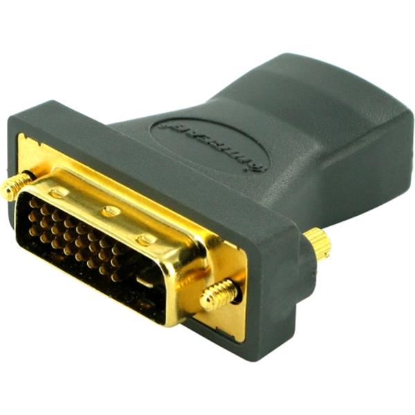 GHDFDVIMW6 Iogear Digital Video Adapter 1 Pack 1 x DVI-D (Dual-Link) Male Digital Video 1 x HDMI Female Digital Audio/Video Gold-plated Connectors