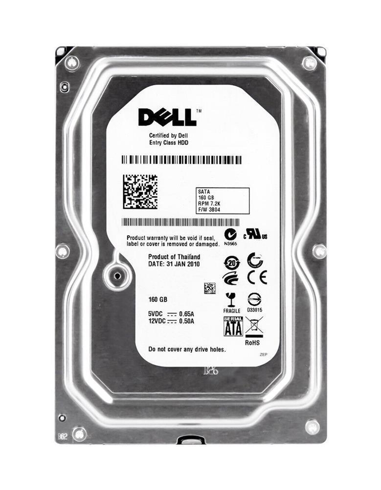 GR447 Dell 160GB 10000RPM SATA 3Gbps 16MB Cache 3.5-inch Internal Hard Drive