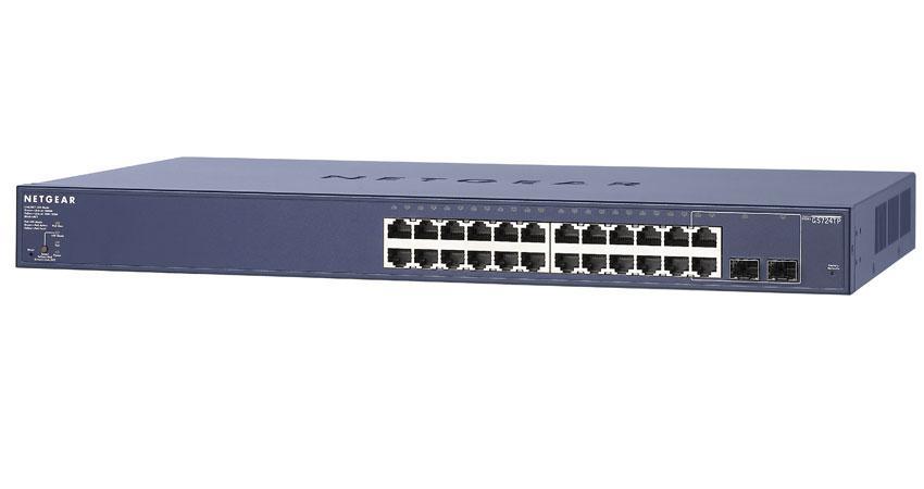 GS724TPP-100NAS Netgear GS724TPP Ethernet Switch - 24 Ports - Manageable - 4 Layer Supported - Modular - 2 SFP Slots - Twisted Pair, Optical Fiber - Rack-mountable, Desktop -  (Refurbished)