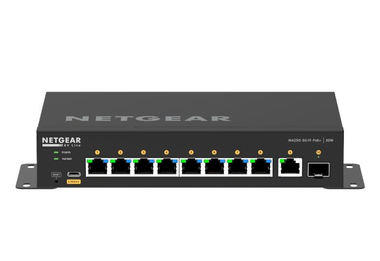 GSM4210PD-100NAS NetGear Av Line M4250 9G1F POE Plus Desktop Switch (Refurbished)