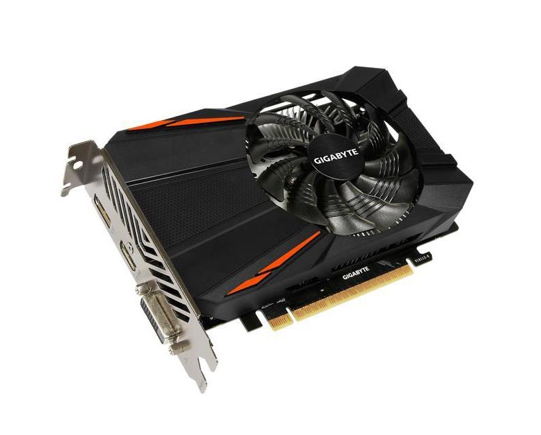 GV-N105TD5-4GD Gigabyte Ultra Durable 2 GeForce GTX 1050 Ti Graphic Card 1.32 GHz Core 1.43 GHz Boost Clock 4GB GDDR5 PCI Express 3.0 x16