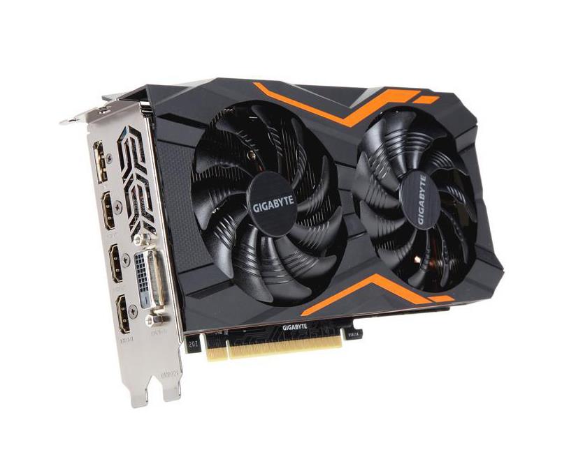 GV-N105TG1 GAMING-4GD Gigabyte GeForce GTX 1050 Ti 4GB GDDR5 128-Bit HMDI / 3x DisplayPort / Dual-Link DVI-D PCI-Express 3.0 x16 Video Graphics Card