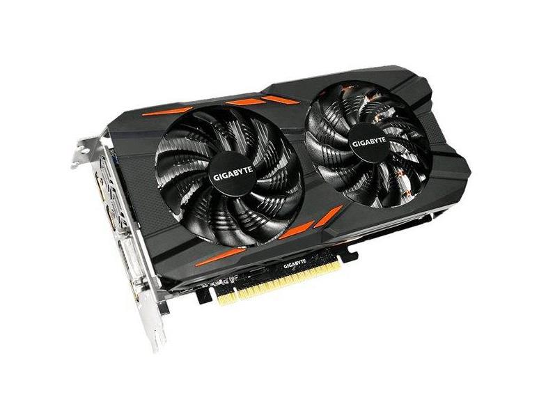 GV-N105TWF2OC-4GD Gigabyte GeForce GTX 1050 Ti 4GB GDDR5 128-Bit 3x HDMI / DisplayPort / Dual-Link DVI-D PCI-Express 3.0 x16 Video Graphics Card