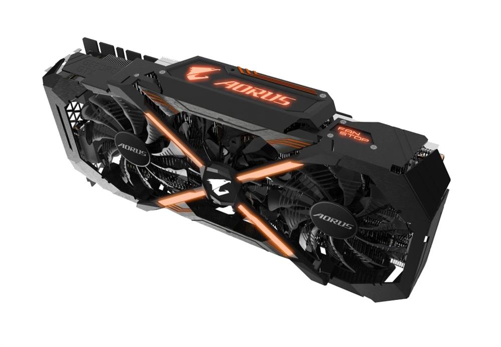 GV-N108TAORUS X-11GD Gigabyte GeForce GTX 1080Ti 11GB GDDR5X 352-Bit HMDI / 3x DisplayPort / Dual-Link DVI-D PCI Express x16 Video Graphics Card