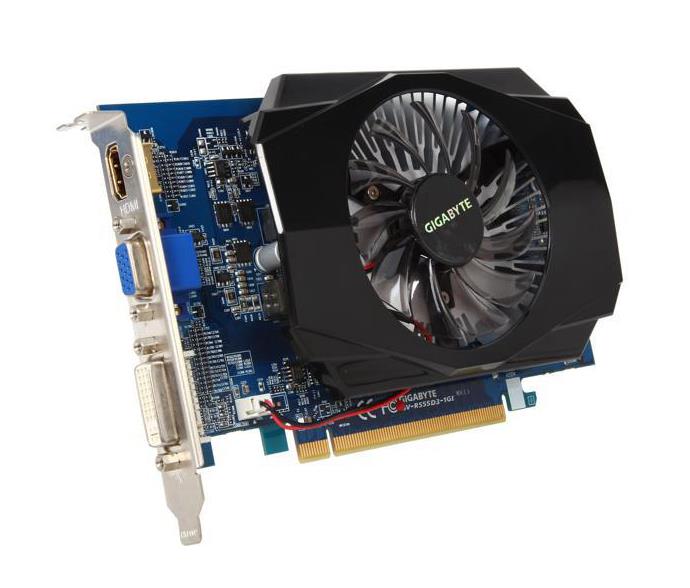 GV-R555D3-1GI Gigabyte Radeon HD 5550 1GB DDR3 128-Bit PCI-Express 2.1 Video Graphics Card
