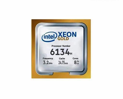 Gold 6134M Intel Xeon Gold 8-Core 3.20GHz 10.40GT/s UPI 24.75MB L3 Cache Socket LGA3647 Processor