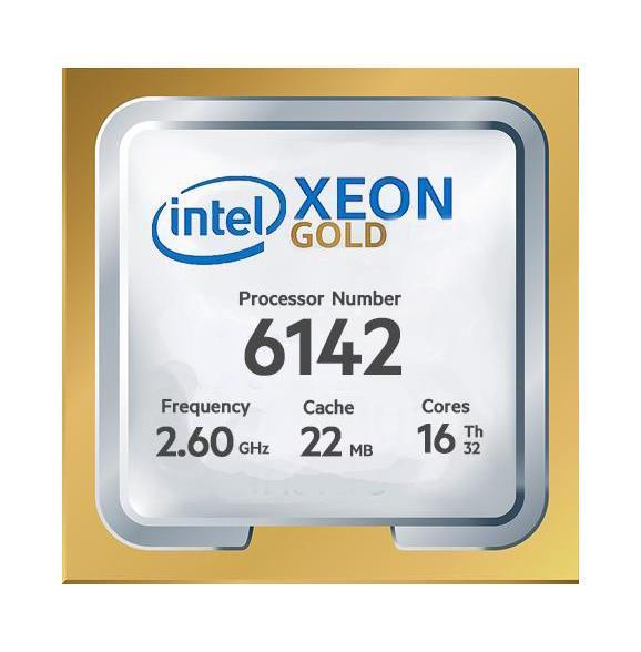 Gold 6142 Intel Xeon 16-Core 2.60GHz 10.40GT/s UPI 22MB L3 Cache Socket LGA3647 Processor