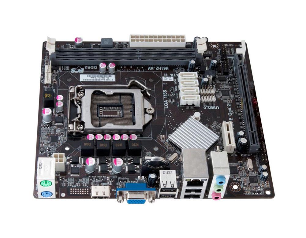 H61H2-MV Elite Screens Ecs Motherboard Pentium/celeron H61 LGA1155 DDR3 PCi Ex (Refurbished)