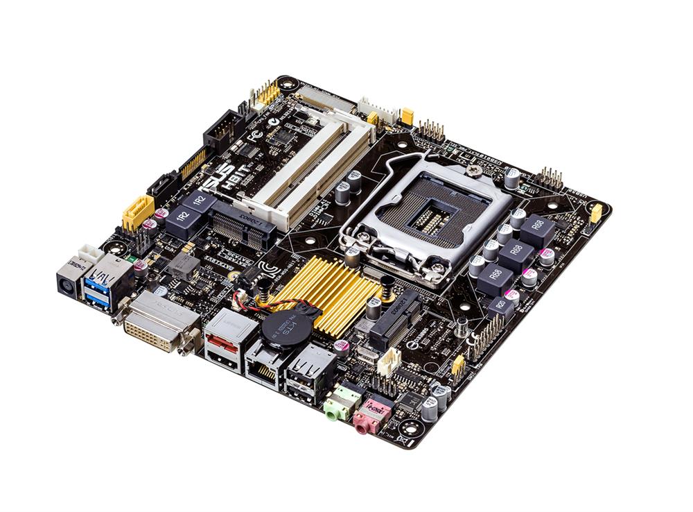 H81TCSMCSI ASUS H81T/CSM/C/SI Socket LGA 1150 Intel H81 Chipset Core i7 / i5 / i3 Processors Support DDR3 2x DIMM SATA Mini-ITX Motherboard (Refurbished)