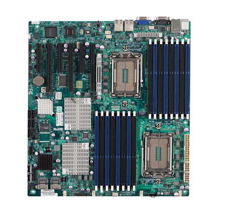 H8DGI-F SuperMicro Socket G34 AMD SR5690 + SP5100 Chipset AMD Opteron 6000 Series Processors Support DDR3 16x DIMM 6x SATA 3.0Gb/s E-ATX Server Motherboard (Refurbished)
