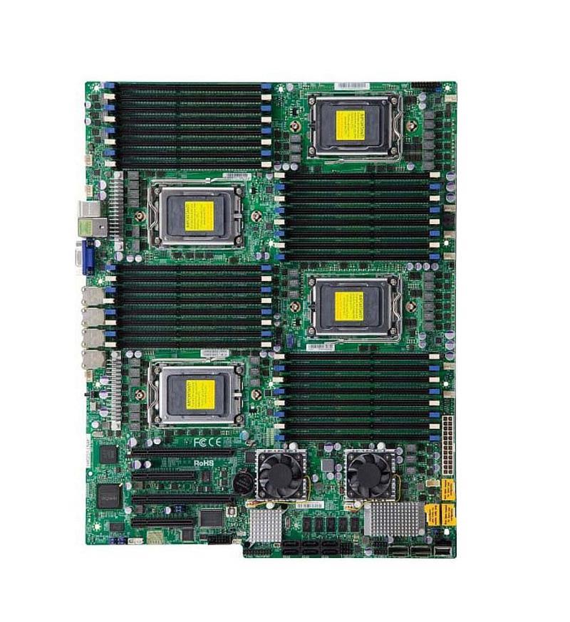 H8QG7-LN4F-O-P SuperMicro H8QG7-LN4F Socket G34 AMD SR5690 + SP5100 Chipset AMD Opteron 6000 Series Processors Support DDR3 32x DIMM 6x SATA2 3.0Gb/s SWTX Motherboard (Refurbished)