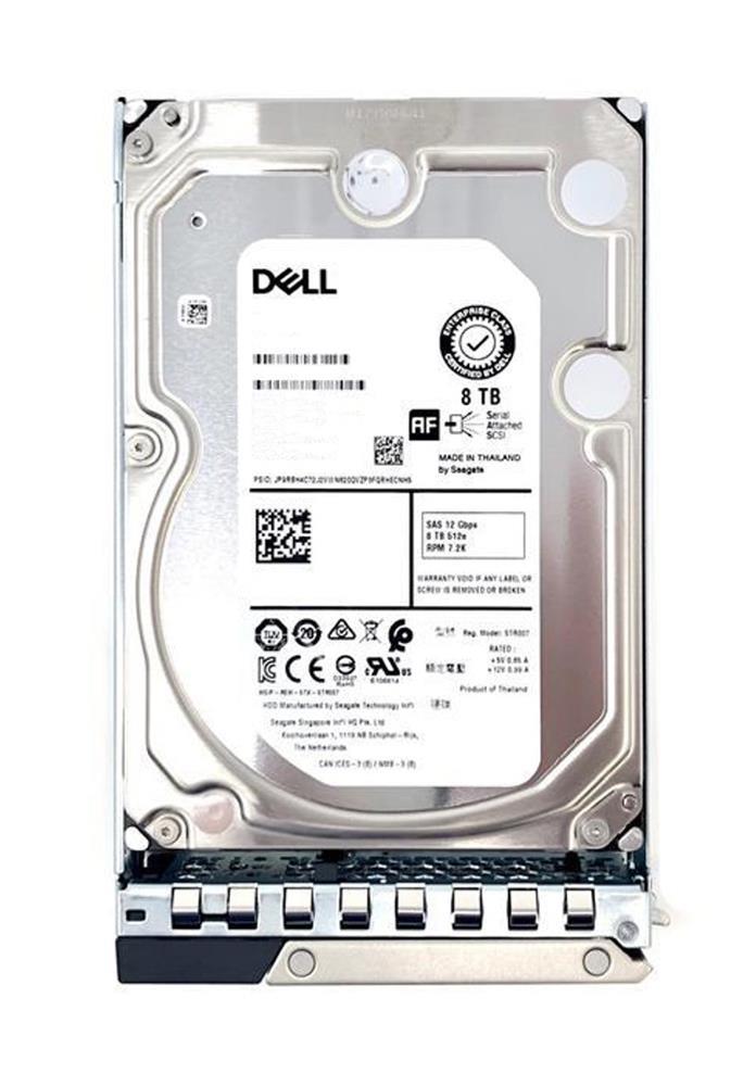 H97M9 Dell 8TB 7200RPM SAS 12Gbps Nearline (4Kn) 3.5-inch Internal Hard Drive
