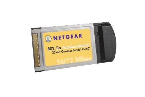 HA501NA NetGear 54Mbps 802.11a Wireless 32-Bit CardBus Adapter (Refurbished)