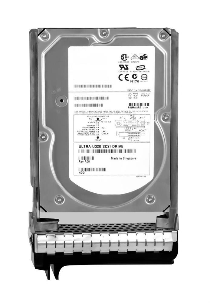 HC492 Dell 300GB 10000RPM Ultra-320 SCSI 80-Pin Hot Swap 8MB Cache 3.5-inch Internal Hard Drive with Tray