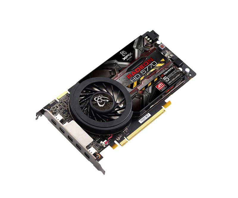 HD-577X-Z5F3 XFX Radeon HD 5770 1GB GDDR5 128-Bit 5x mini DisplayPort PCI Express 2.1 x16 Video Graphics Card