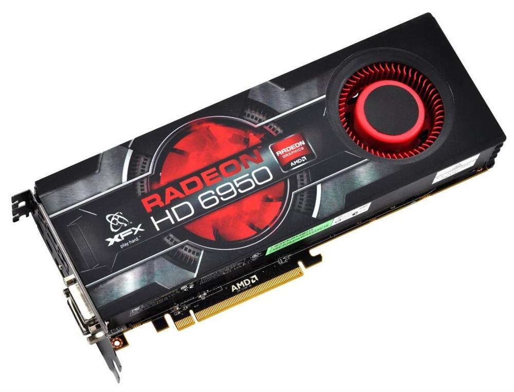 HD-695A-CNFC XFX Radeon HD 6950 2GB 256-Bit DDR5 PCI Express 2.1 x16 Dual DVI/ HDMI/ Dual Mini DisplayPort/ HDCP Ready/ CrossFireX Support Video Graphics Card with Eyefinity