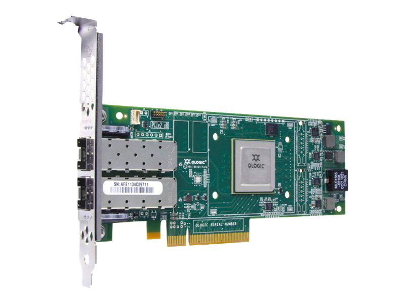 HD8310401-16 QLogic 2-Port Fcoe 10GBs W 16GB Sfps PCI Express 3.0 Network Adapter