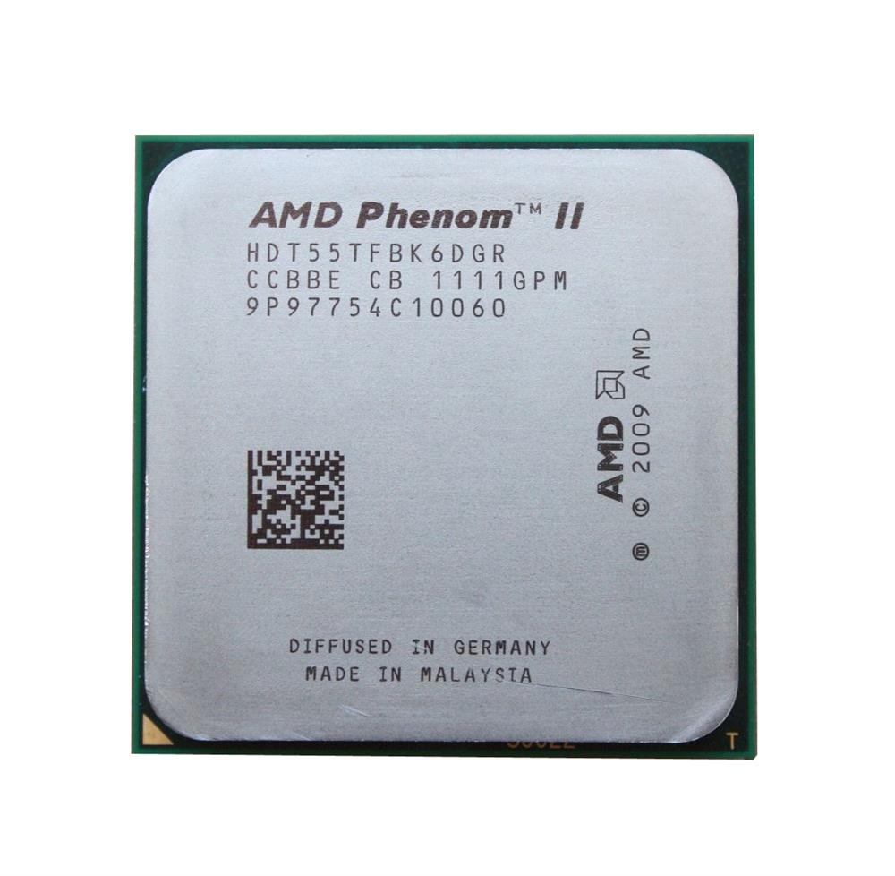 HDT55TFBK6DGR AMD Phenom II X6 1055T 6-Core 2.80GHz 6MB L3 Cache Socket PGA-941 Processor
