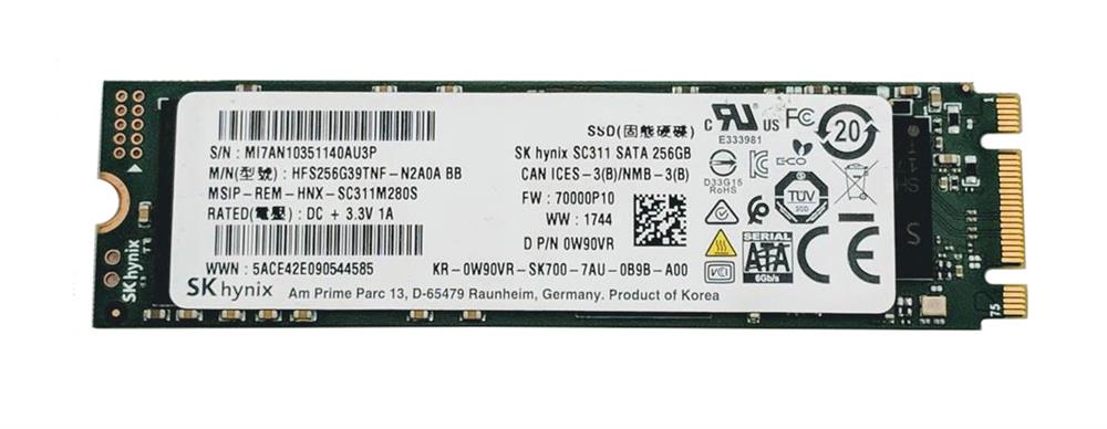 HFS256G39TNF-N2A0A Hynix 256GB SATA 6Gbps Internal Solid State Drive (SSD) M.2