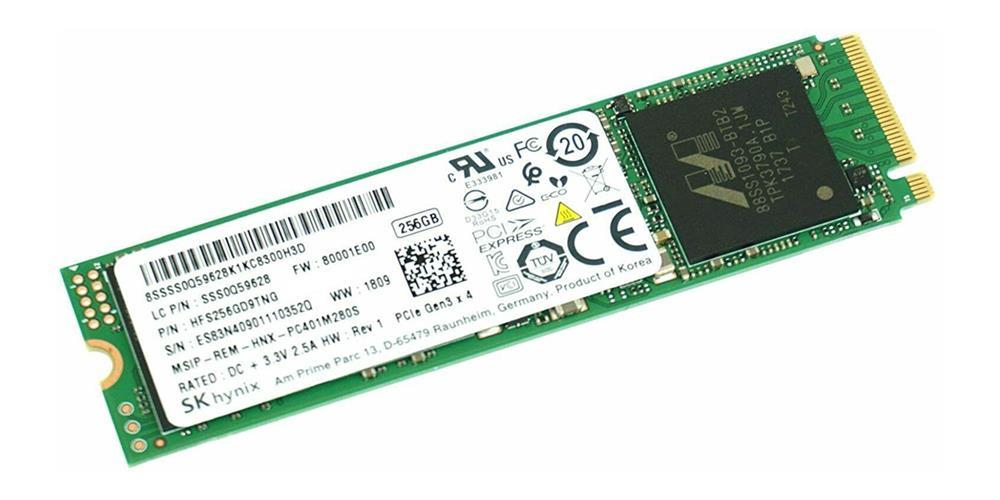 HFS256GD9TNG-L5B0B SK Hynix Lenovo 256GB TLC PCI Express 3.0 x4 NVMe M.2 2280 Internal Solid State Drive (SSD)