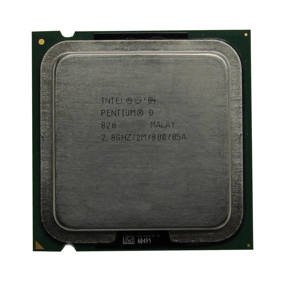 HH80551PG0721MN Intel Pentium D 820 2.80GHz 800MHz FSB 2x1MB L2 Cache Socket 775 Processor