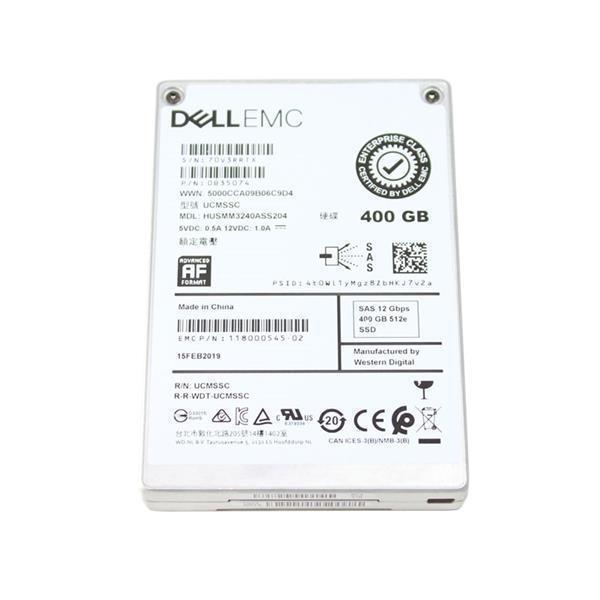 HL6FM4007BUT2 Dell EMC 400GB SAS 6Gbps 3.5-inch Internal Solid State Drive (SSD)