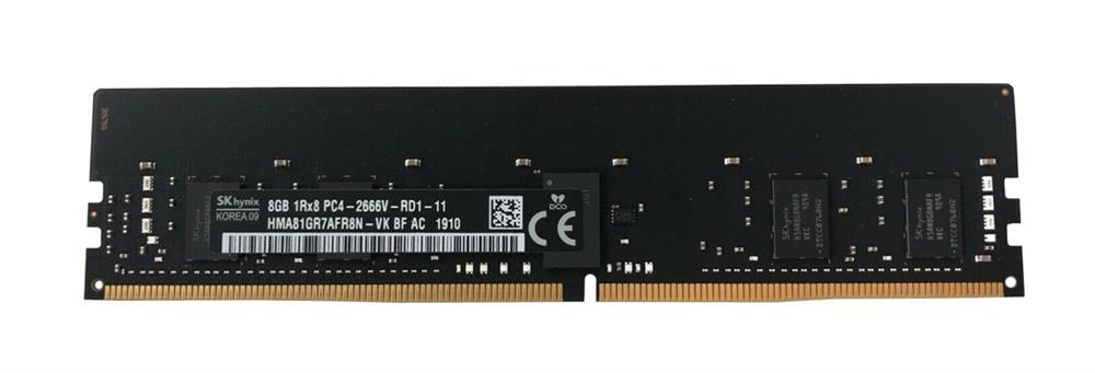HMA81GR7AFR8N-VKBF-AC Hynix 8GB PC4-21300 DDR4-2666MHz Registered ECC CL19 288-Pin DIMM 1.2V Single Rank Memory Module