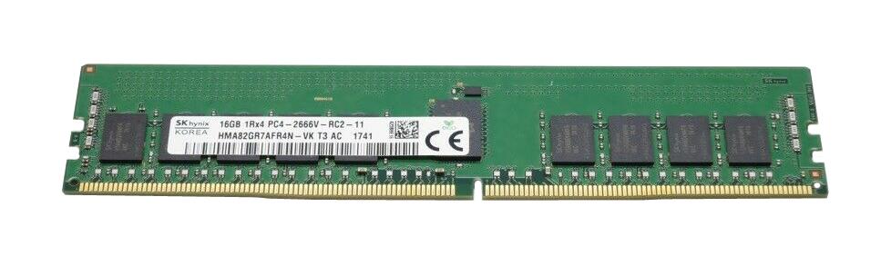 HMA82GR7AFR4N-VK Hynix 16GB PC4-21300 DDR4-2666MHz Registered ECC CL19 288-Pin DIMM 1.2V Single Rank Memory Module